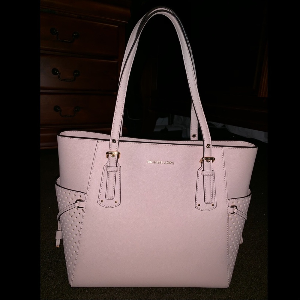 Michael Kors Voyager Crossgrain Leather tote